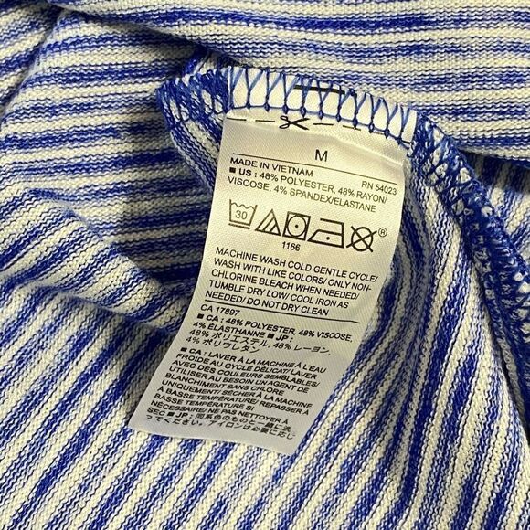 Banana Republic mock neck striped tank top new - Picture 4 of 9